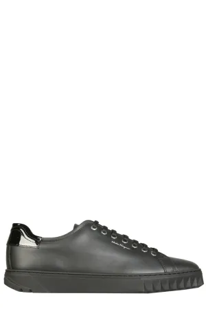 Salvatore Ferragamo Logo Printed Low-Top Sneakers
