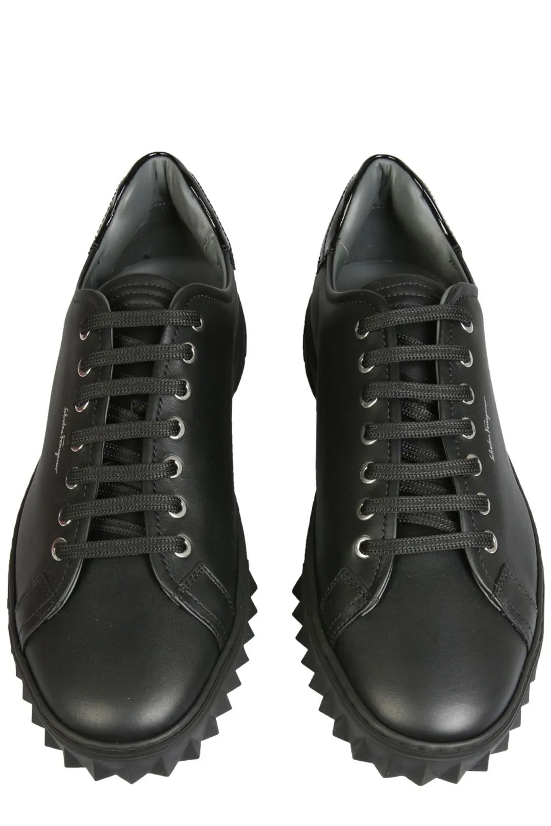 Salvatore Ferragamo Logo Printed Low-Top Sneakers