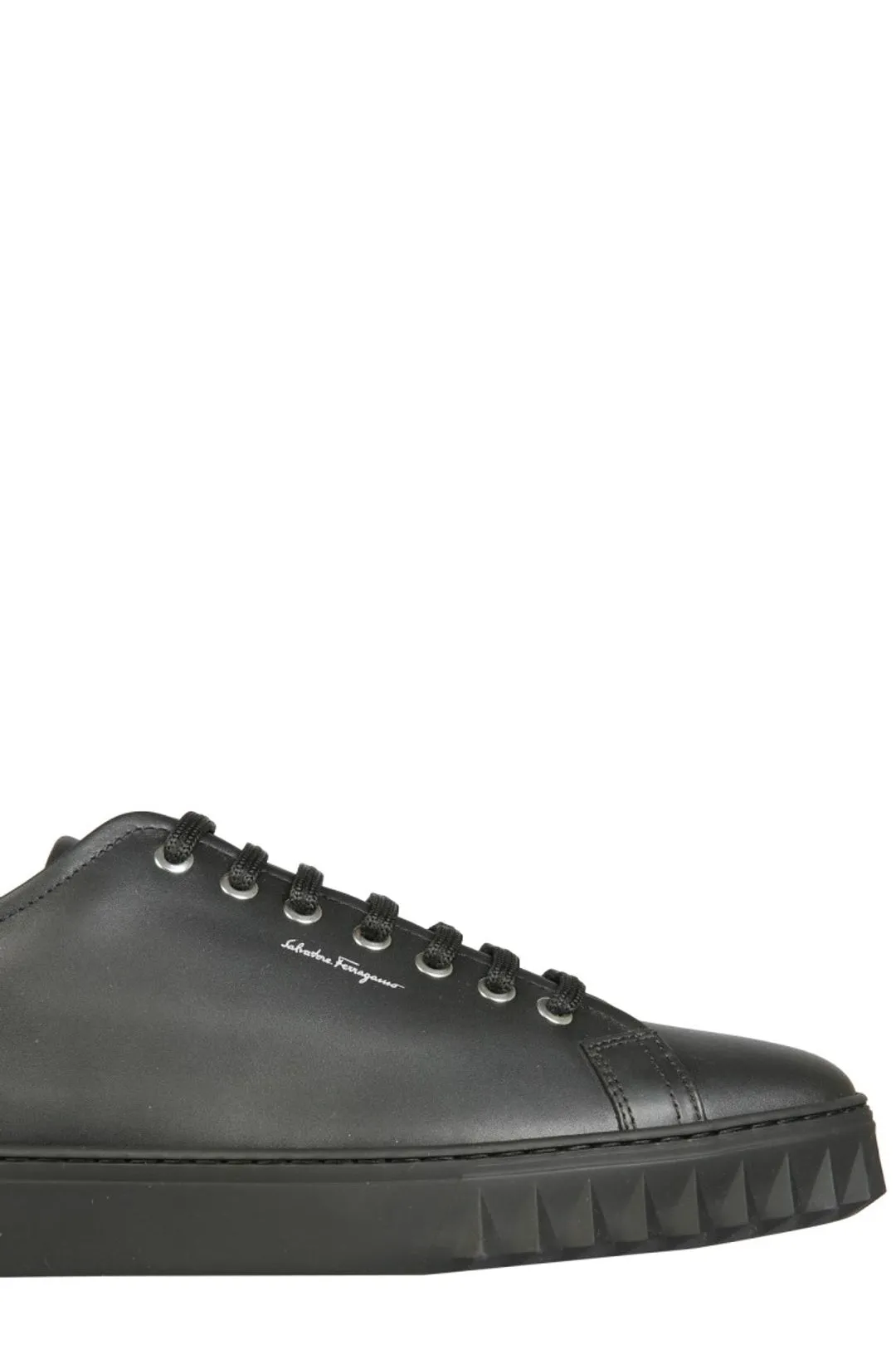 Salvatore Ferragamo Logo Printed Low-Top Sneakers