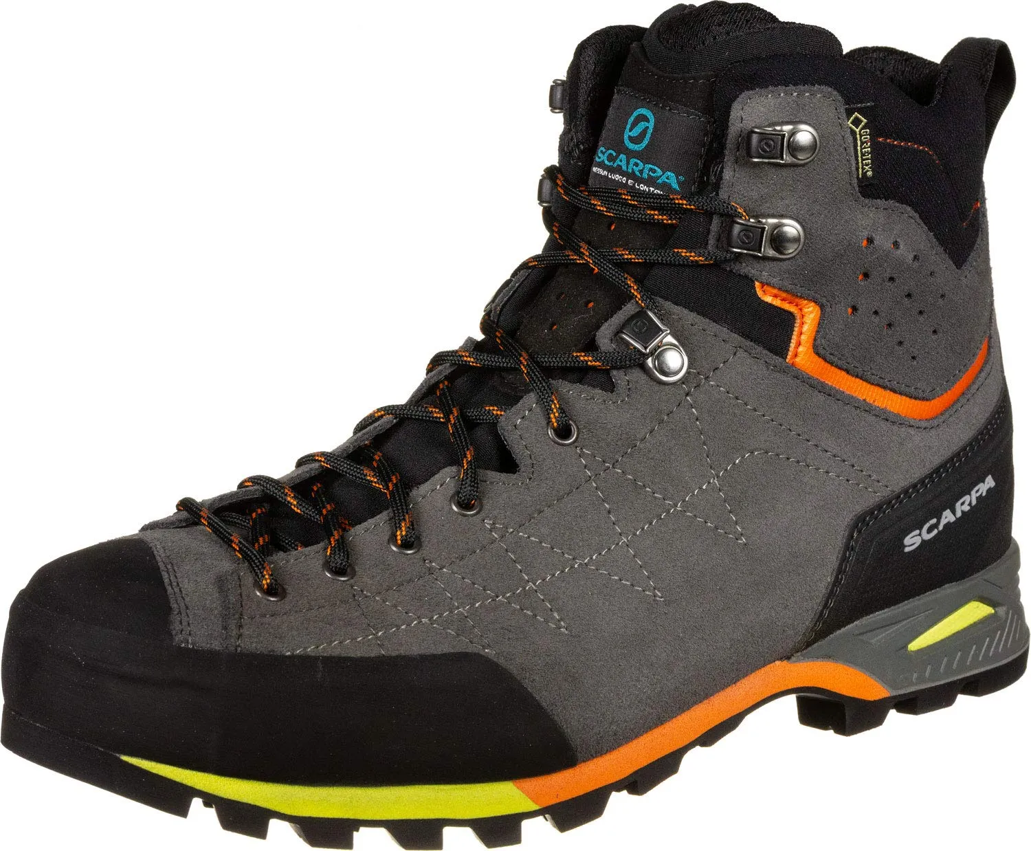 Scarpa Herren Zodiac Plus GTX Trekking-& Wanderstiefel. Shark Orange Gore Tex Bzh Drumlin. 42.5 EU