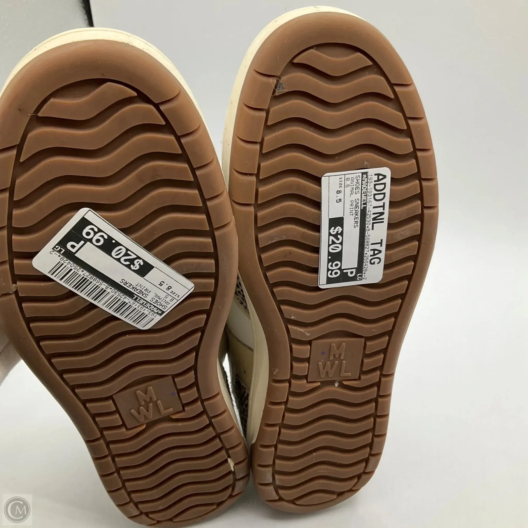 Shoes Sneakers By Madewell In Animal Print, Size: 8.5