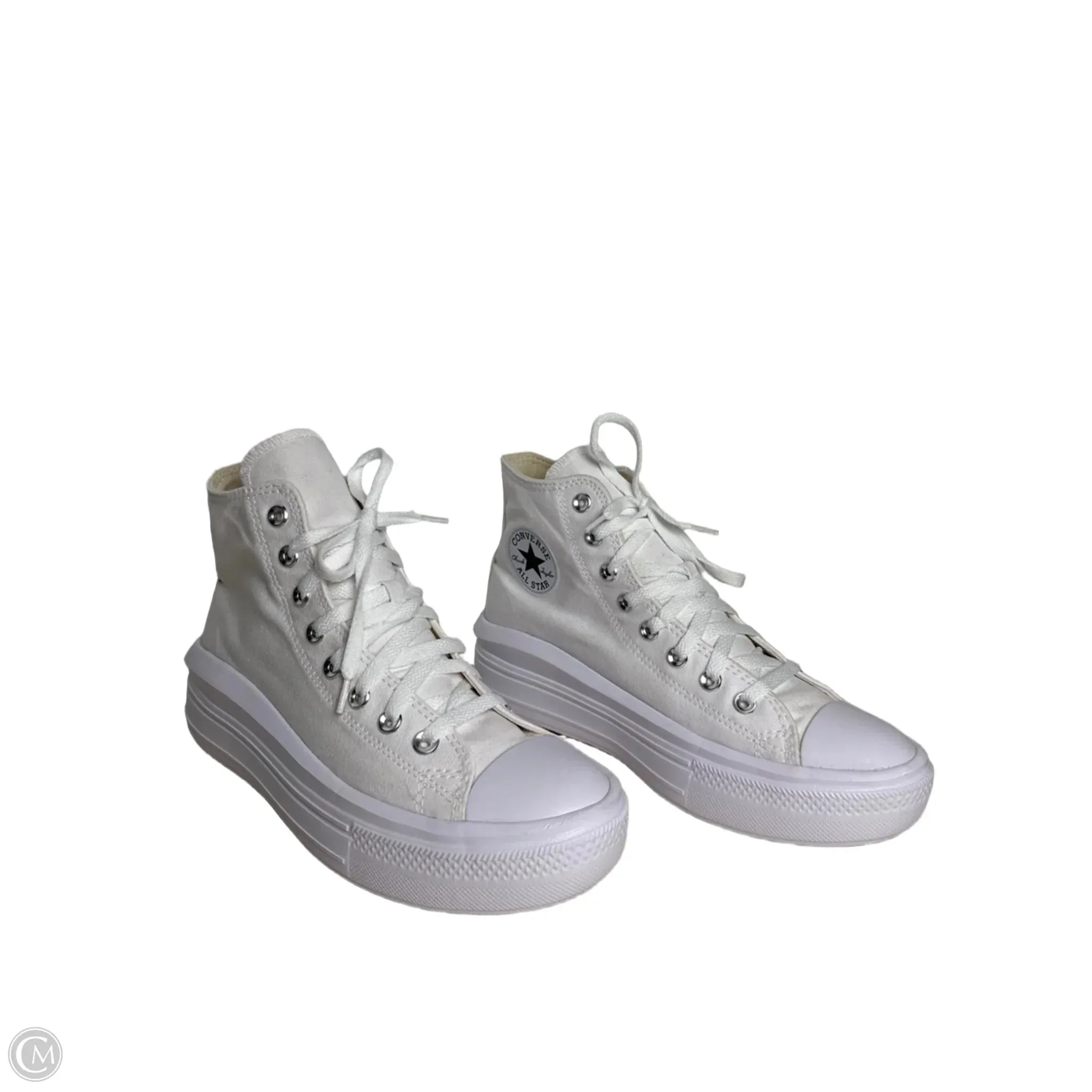 Shoes Sneakers Platform By Converse In White, Size: 10