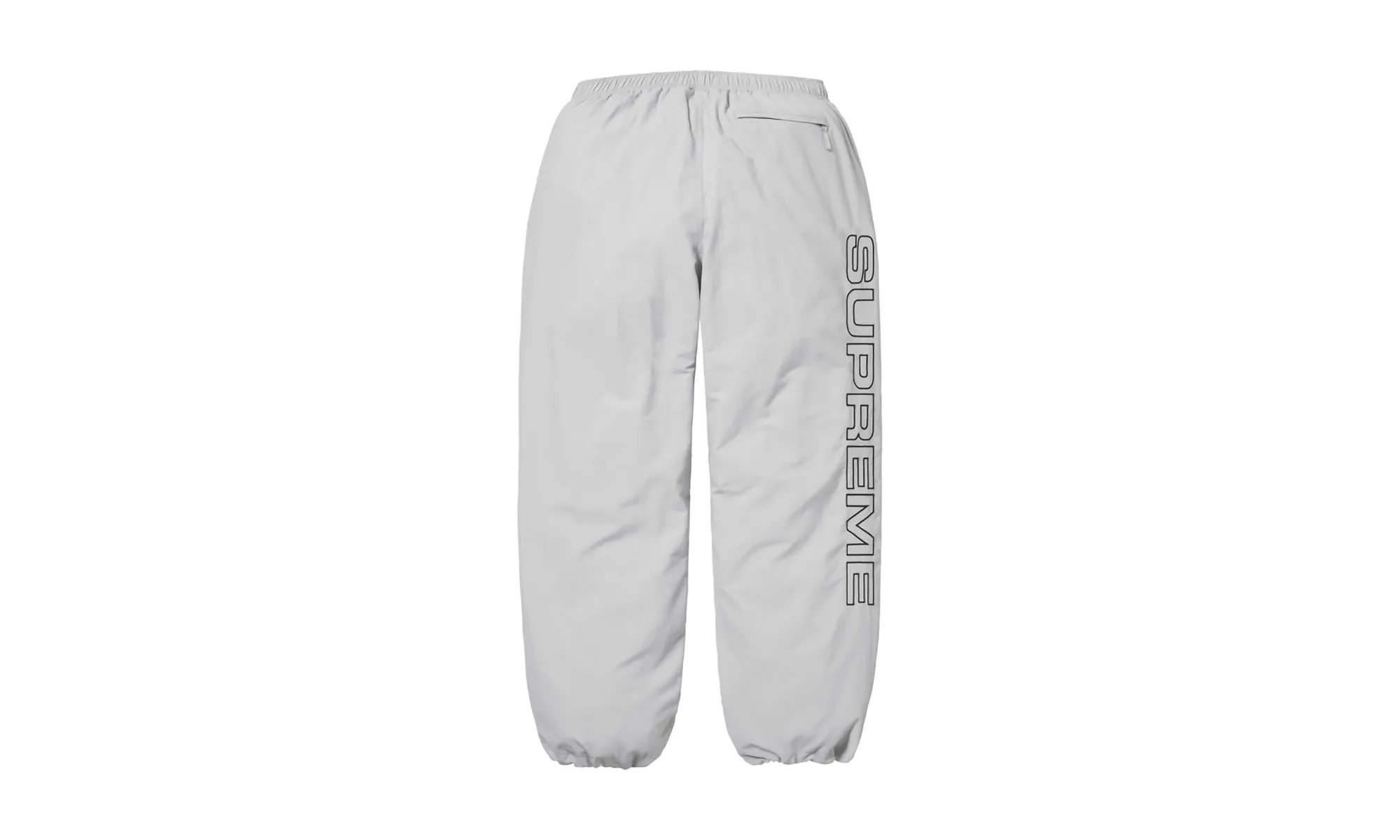 Spellout Embroidered Track Pant "FW 24 Grey"