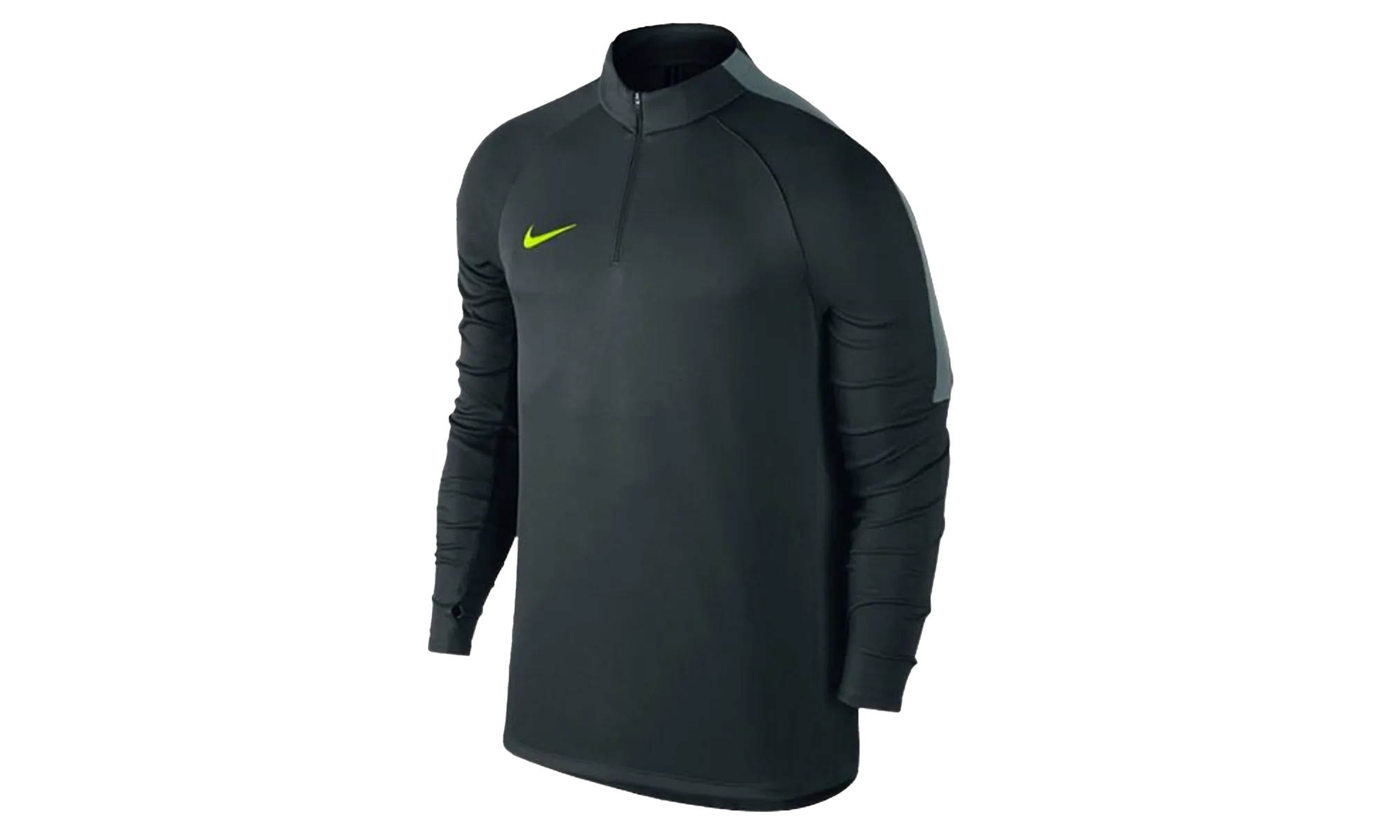 Squad 1/4 Zip Long Sleeve Soccer Drill Top "Seaweed/Hasta/Volt"