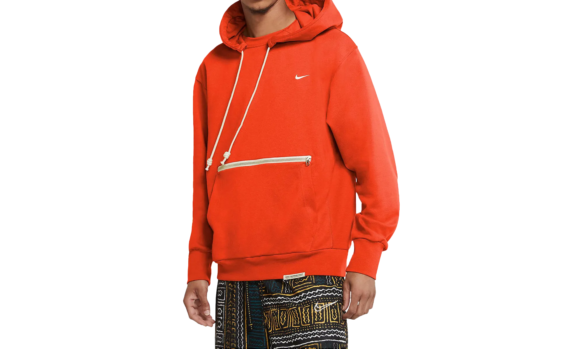 Standard Issue Basketball Pullover Hoodie "Orange/White"