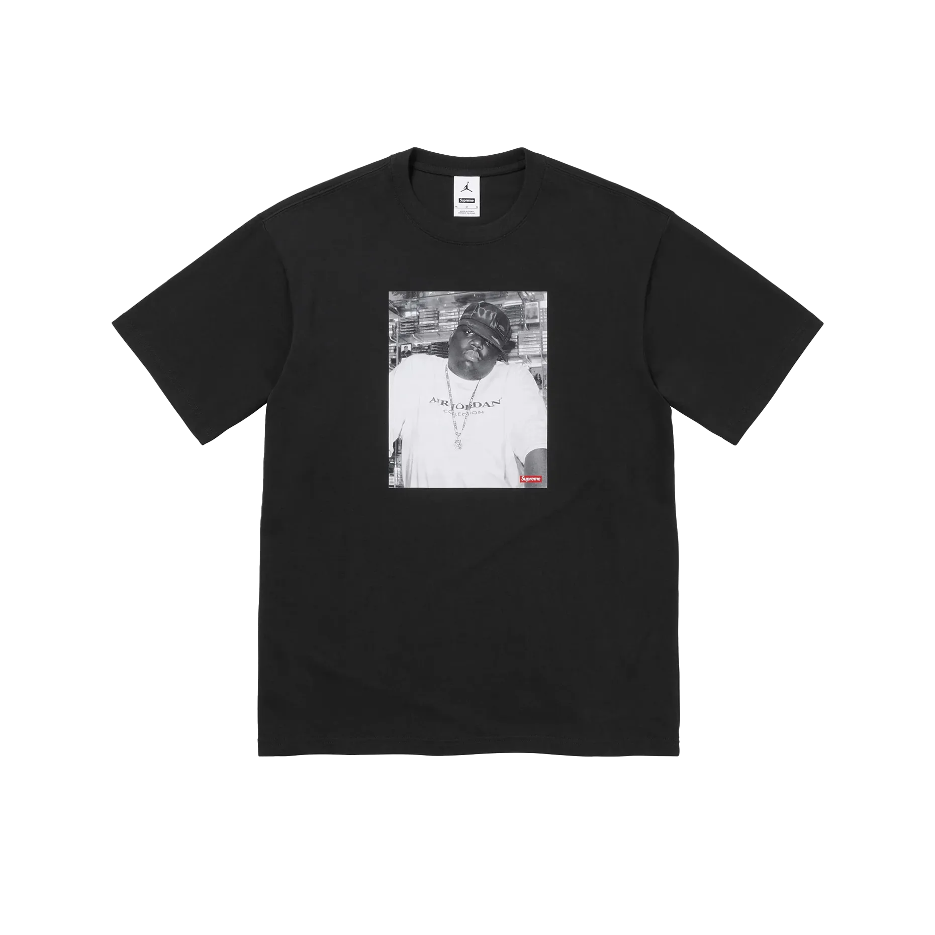 Supreme x Jordan Biggie S/S Top Black