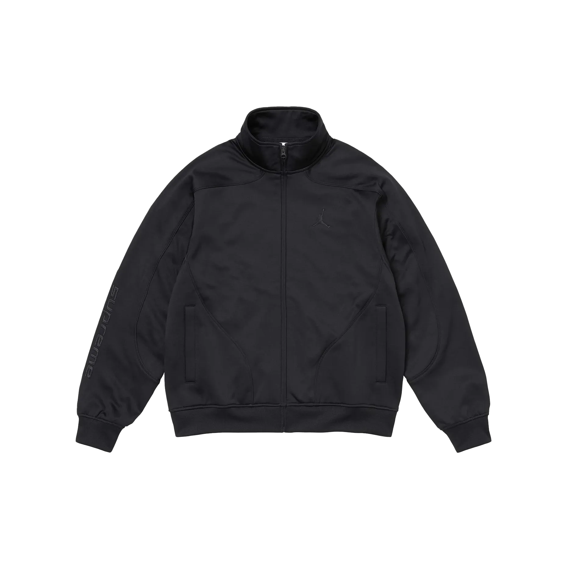 Supreme x Jordan Tricot Track Jacket Black
