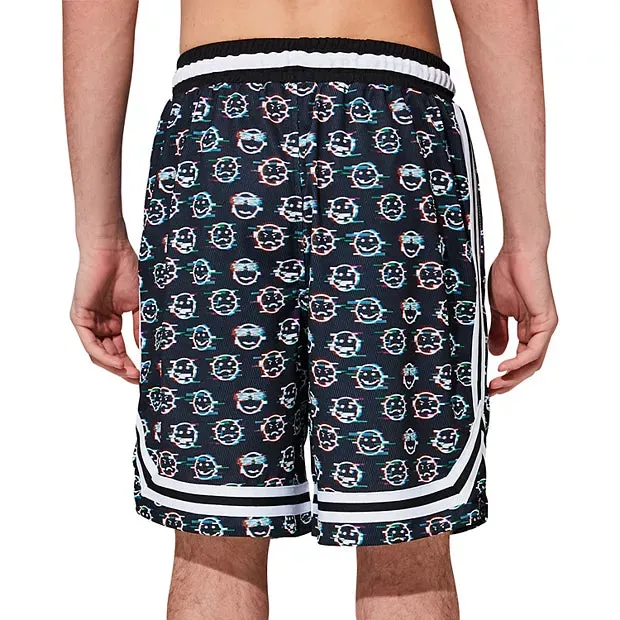 WESC BASKETBALL SHORTS EMOJI GLITCH