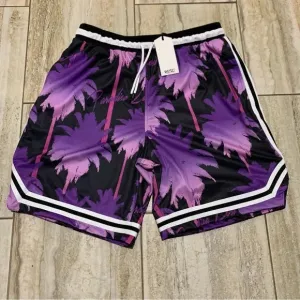 WESC BASKETBALL SHORTS PARADISE LOST PURPLE