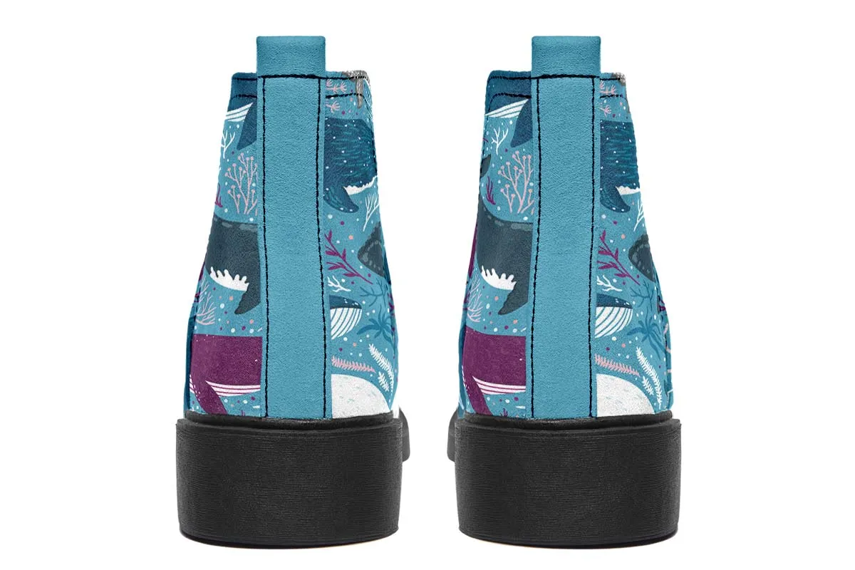 Whale Party Neat Vibe Boots
