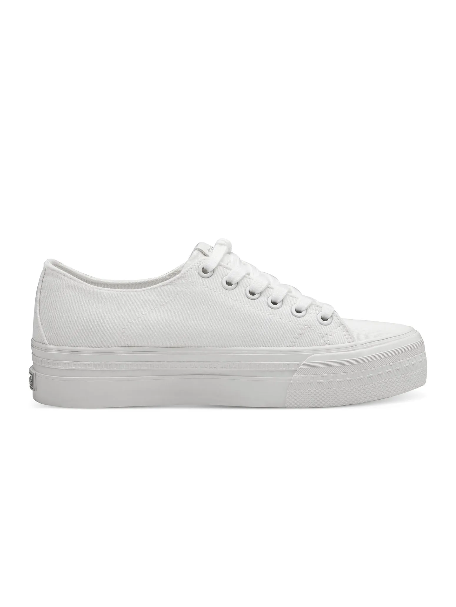 White Platform Trainer Pumps