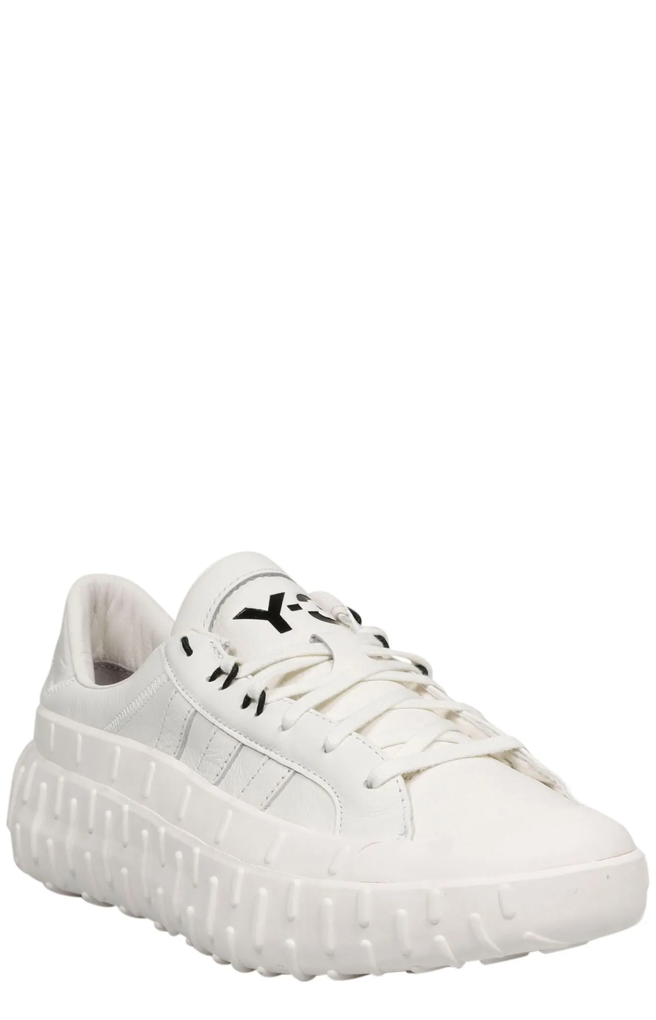 Y-3 Logo Print Low-Top Sneakers