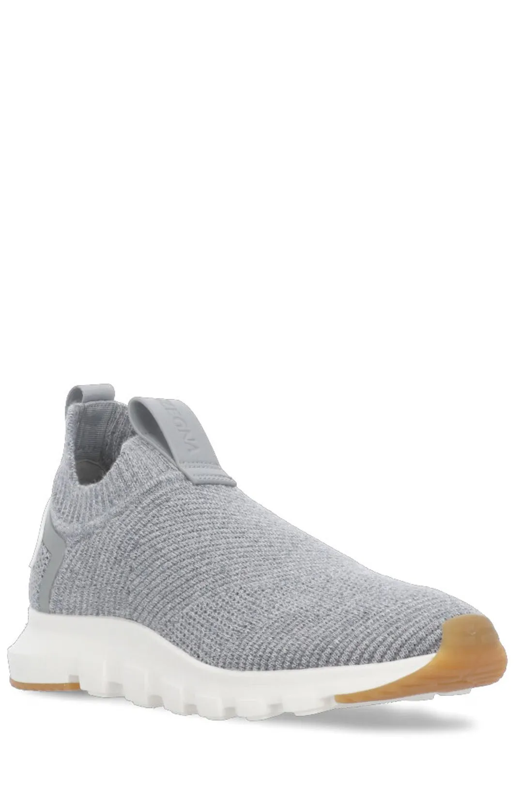Z Zegna Round Toe High-Top Sneakers