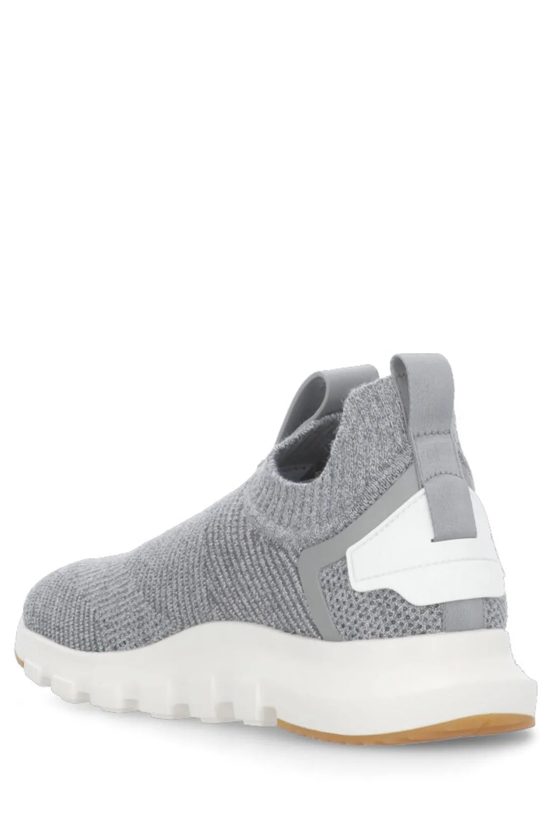 Z Zegna Round Toe High-Top Sneakers
