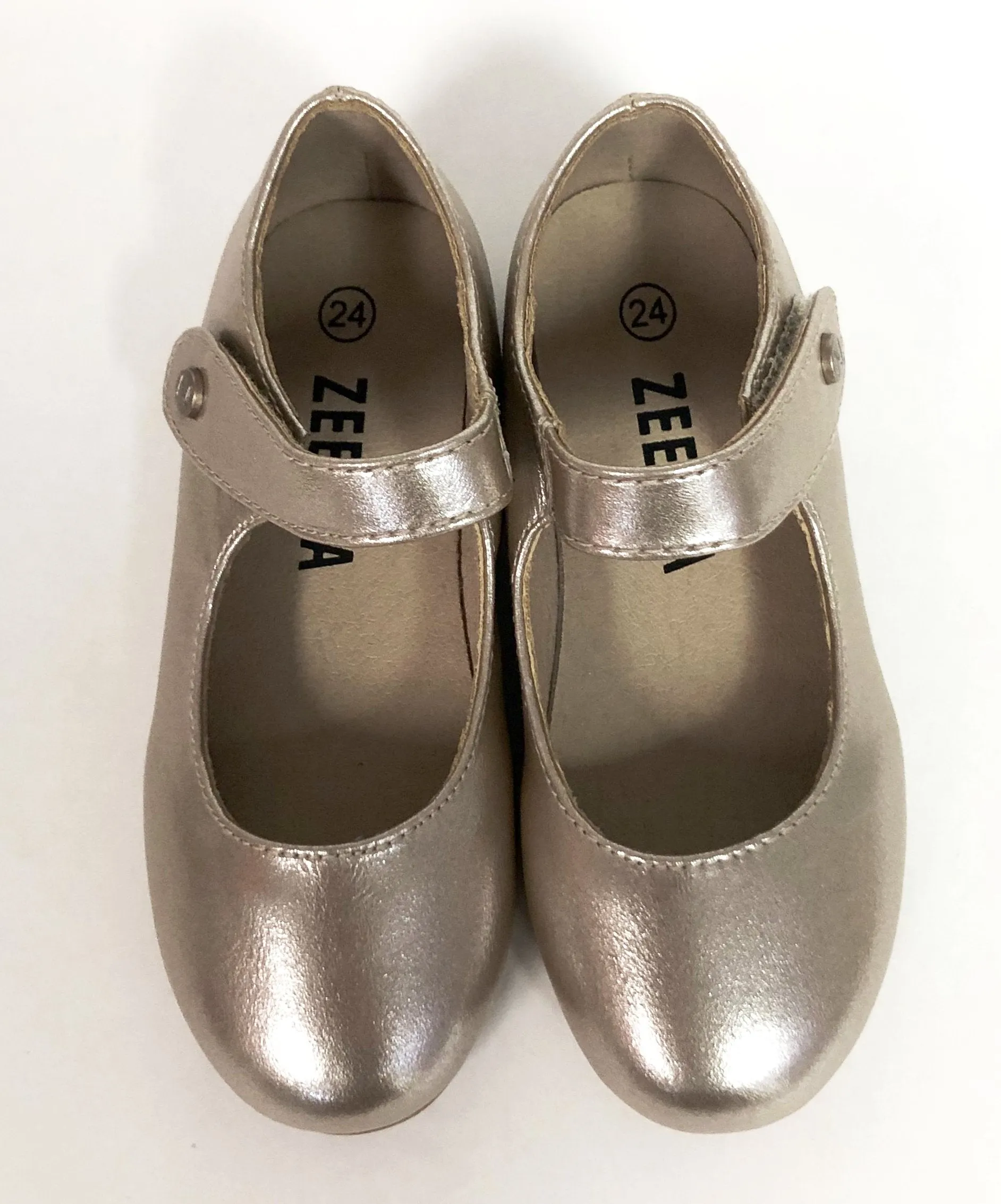 Zeebra Champagne Metallic Mary Jane